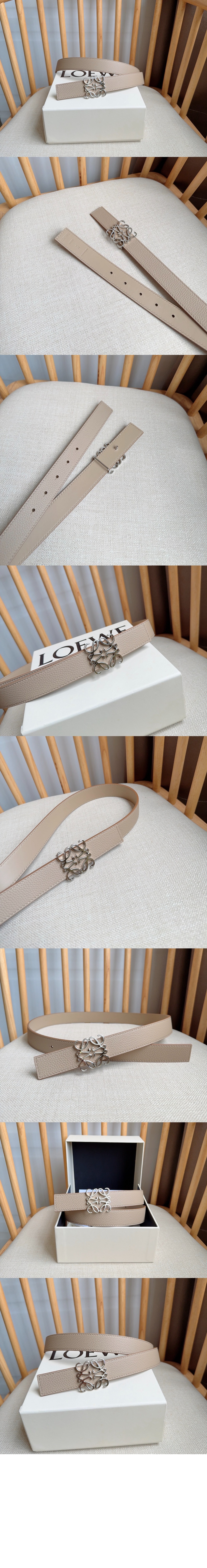 미러급레플리카사이트 | 명품레플리카 전문 쇼핑몰  | 퍼스트원 - 소프트 알갱이 소가죽 양면 아나그램 벨트 > 로에베