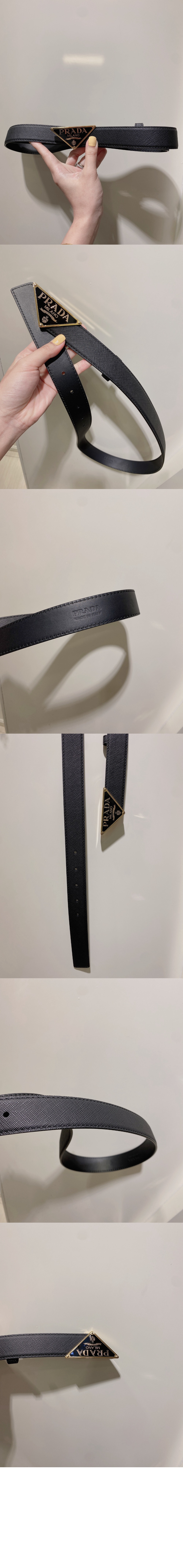 미러급레플리카사이트 | 명품레플리카 전문 쇼핑몰  | 퍼스트원 - 사피아노 벨트 삼각로고 2CM217 > 프라다