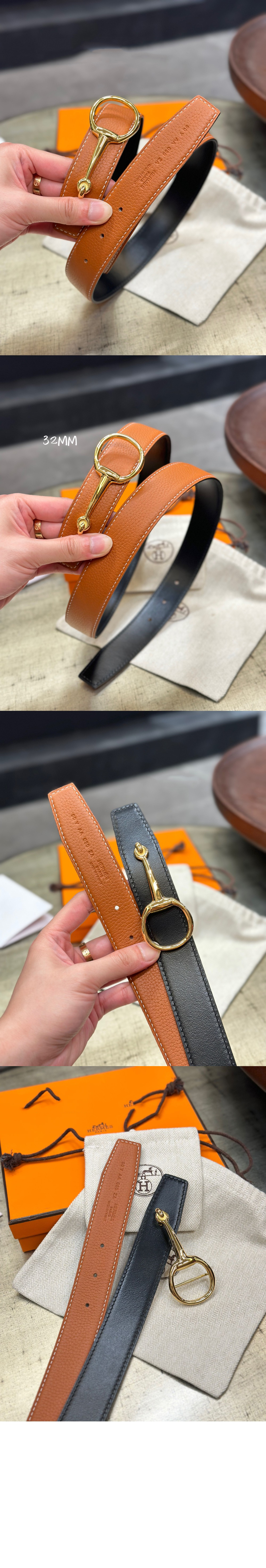 미러급레플리카사이트 | 명품레플리카 전문 쇼핑몰  | 퍼스트원 - Casaque 벨트 버클 리버서블 가죽 스트랩 > 에르메스