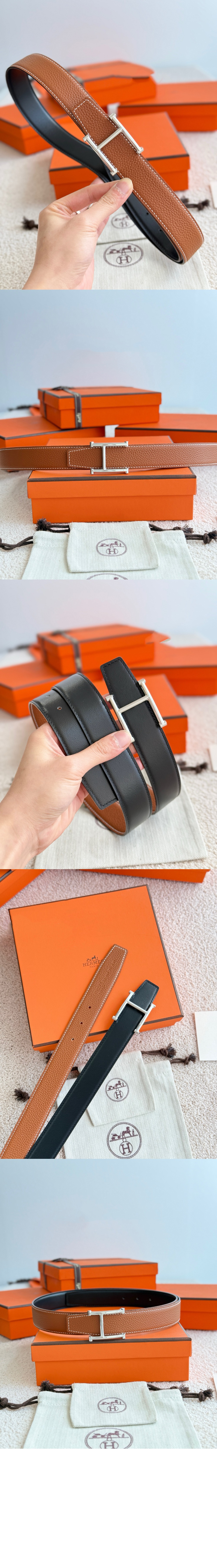 미러급레플리카사이트 | 명품레플리카 전문 쇼핑몰  | 퍼스트원 - Serif 벨트 버클 리버서블 가죽 스트랩 > 에르메스