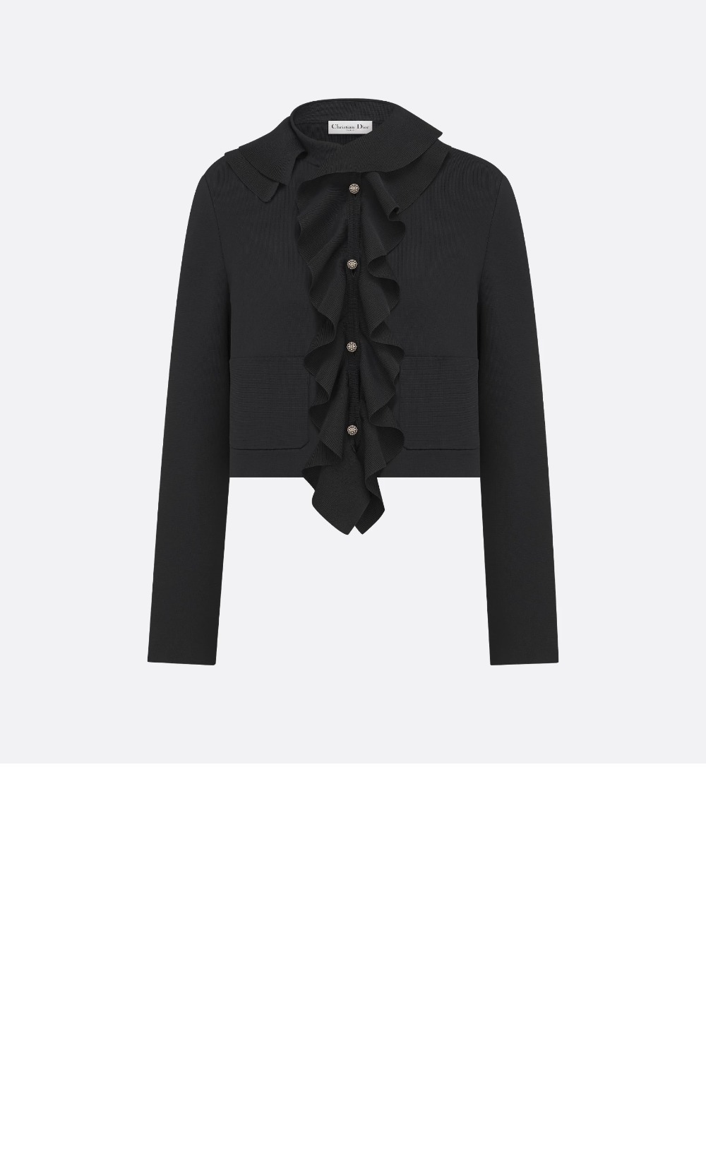 미러급레플리카사이트 | 명품레플리카 전문 쇼핑몰  | 퍼스트원 - 크롭 재킷 탈착식 루싱 칼라 > 디올