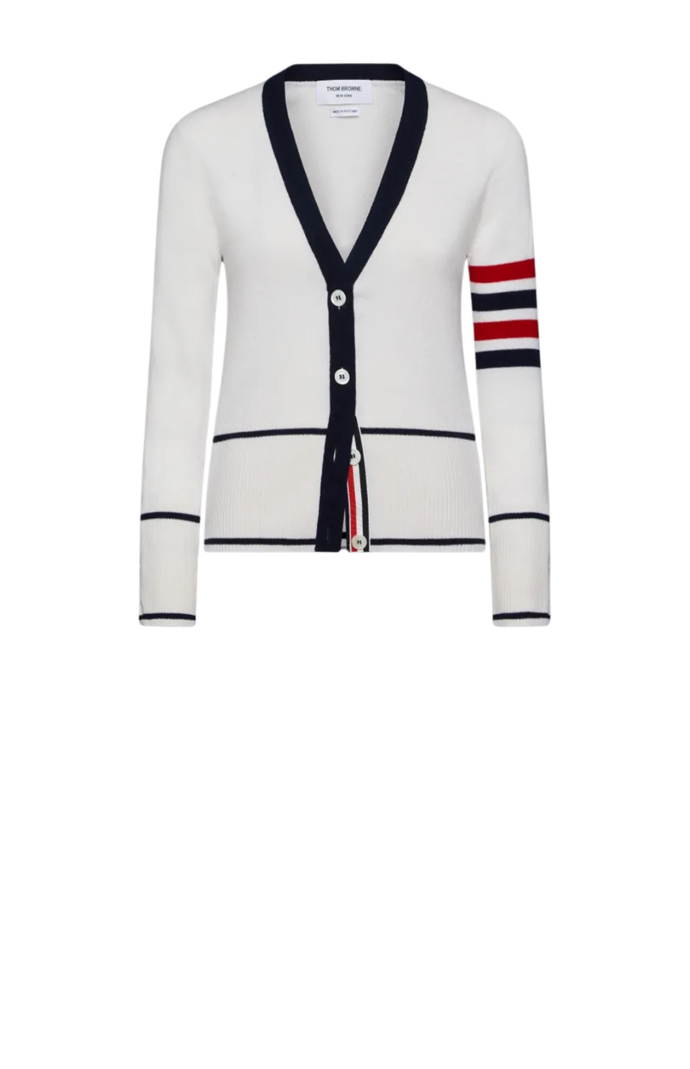 미러급레플리카사이트 | 명품레플리카 전문 쇼핑몰  | 퍼스트원 - 클래식 캐시미어 사선 브이넥 가디건 > 톰브라운