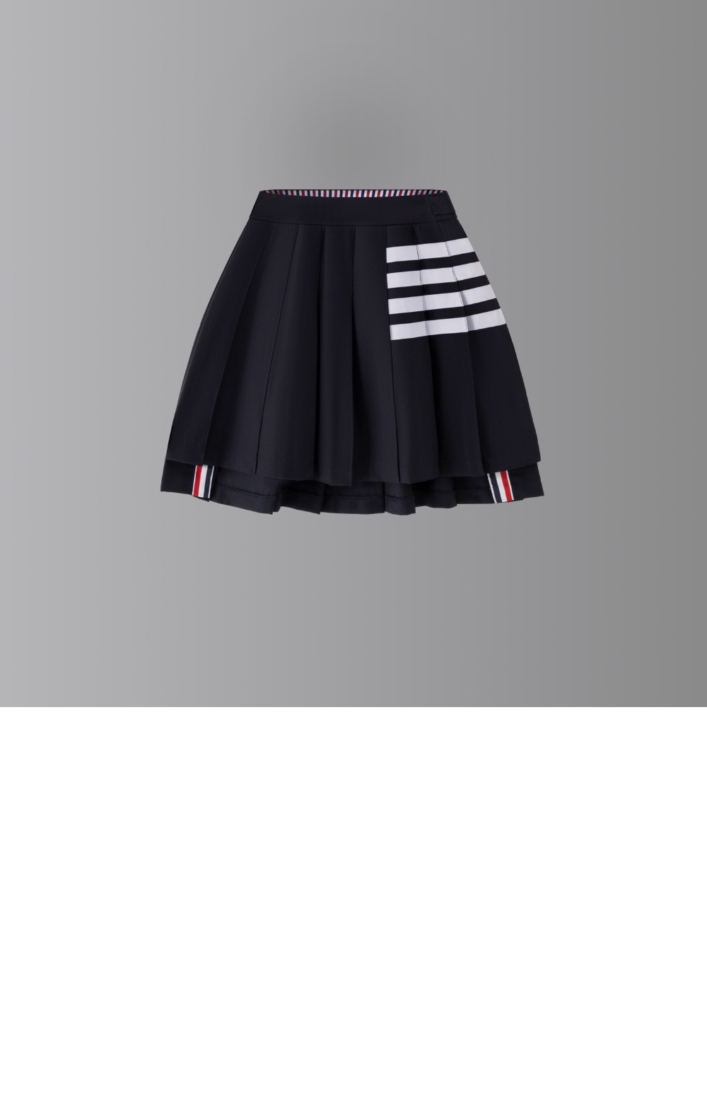 미러급레플리카사이트 | 명품레플리카 전문 쇼핑몰  | 퍼스트원 - 사선 플리츠 미니 스커트 > 톰브라운