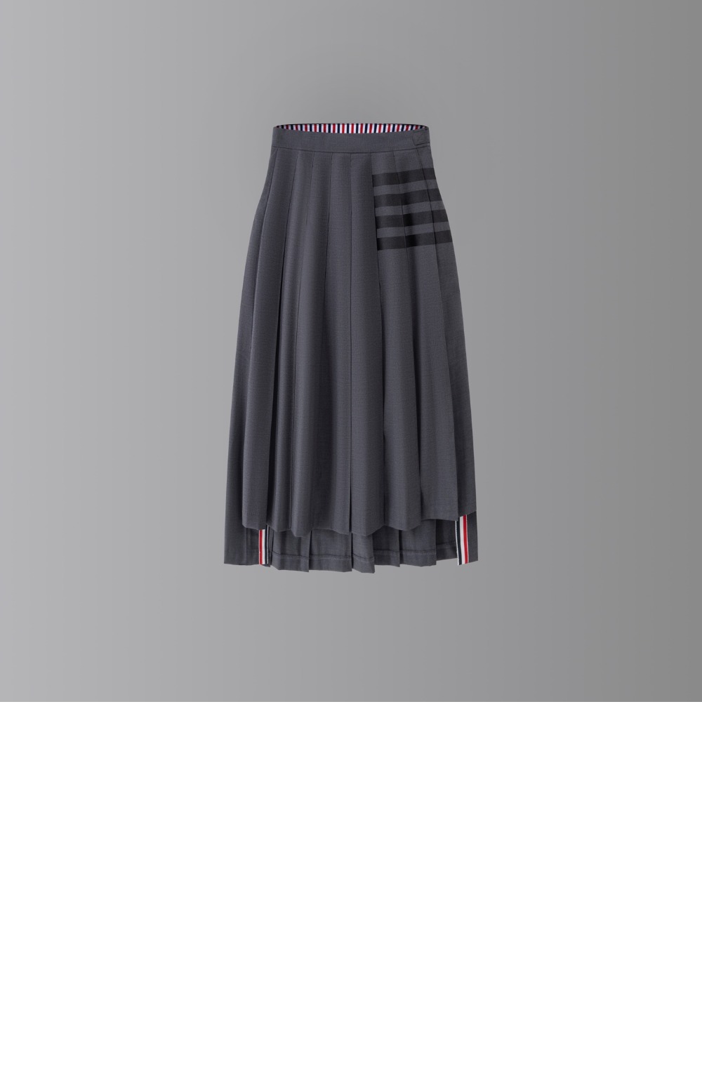 미러급레플리카사이트 | 명품레플리카 전문 쇼핑몰  | 퍼스트원 - 플레인 위브 4바 플리츠 미디 스커트 > 톰브라운