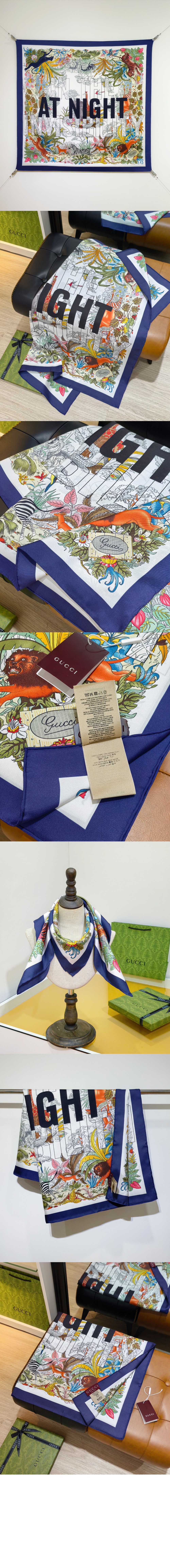 미러급레플리카사이트 | 명품레플리카 전문 쇼핑몰  | 퍼스트원 - 실크 스카프 826166 > 구찌