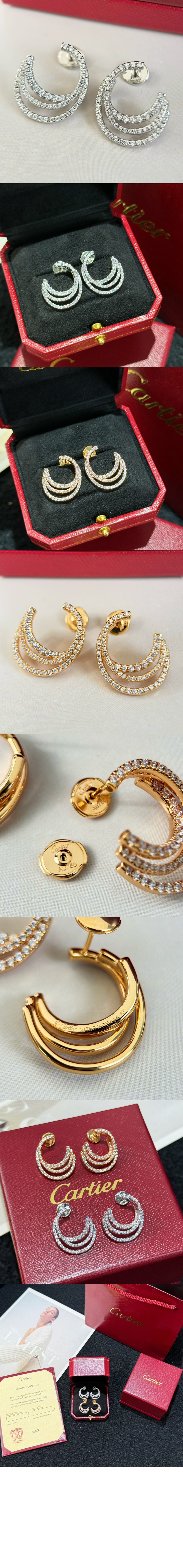 미러급레플리카사이트 | 명품레플리카 전문 쇼핑몰  | 퍼스트원 - 후프 이어링 N8515137 > 까르띠에