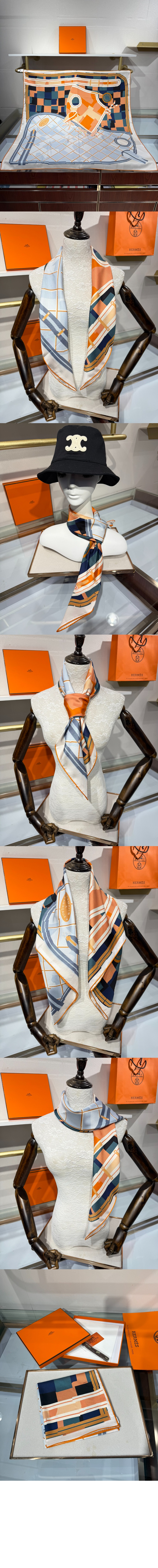 미러급레플리카사이트 | 명품레플리카 전문 쇼핑몰  | 퍼스트원 - Camails a Carreaux 스카프 90 > 에르메스