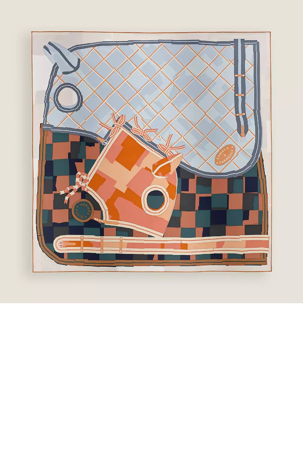 미러급레플리카사이트 | 명품레플리카 전문 쇼핑몰  | 퍼스트원 - Camails a Carreaux 스카프 90 > 에르메스