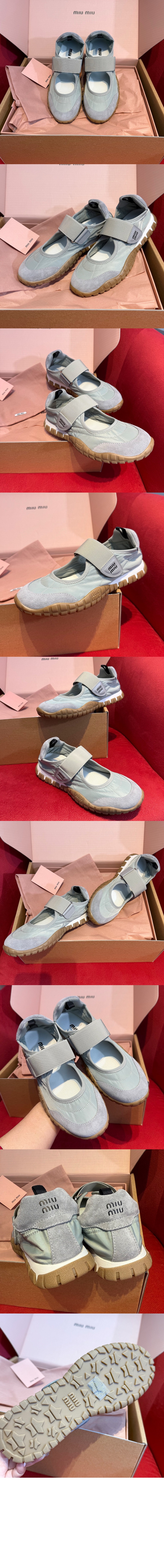 미러급레플리카사이트 | 명품레플리카 전문 쇼핑몰  | 퍼스트원 - 타이어 기능성 소재 및 스웨이드 발레리나 5F416E > 미우미우