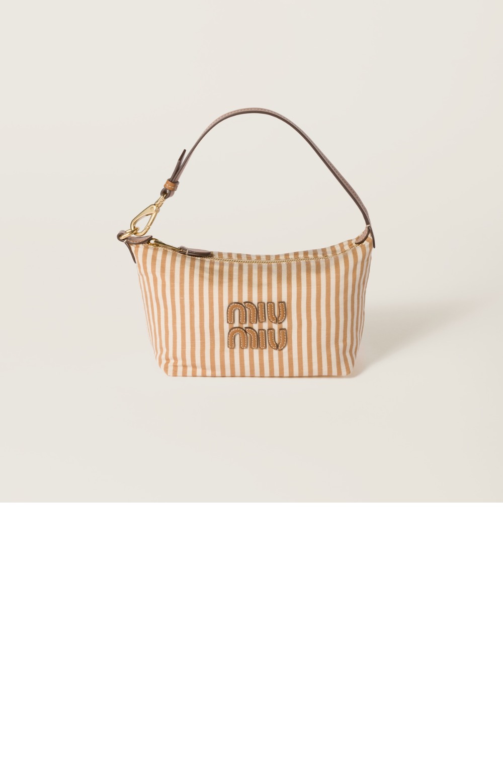 미러급레플리카사이트 | 명품레플리카 전문 쇼핑몰  | 퍼스트원 - 로고 장식 자카드 패브릭 파우치 5NE841 > 미우미우