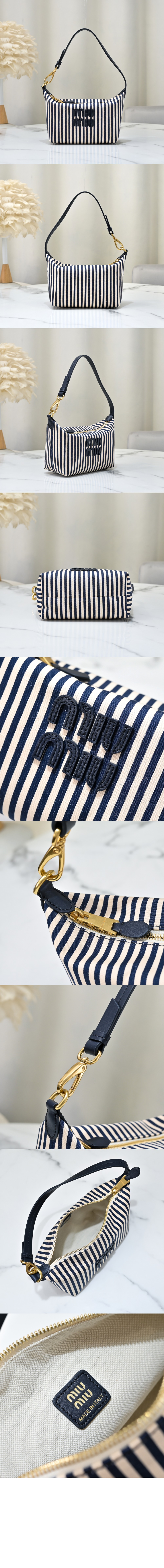 미러급레플리카사이트 | 명품레플리카 전문 쇼핑몰  | 퍼스트원 - 로고 장식 자카드 패브릭 파우치 5NE841 > 미우미우