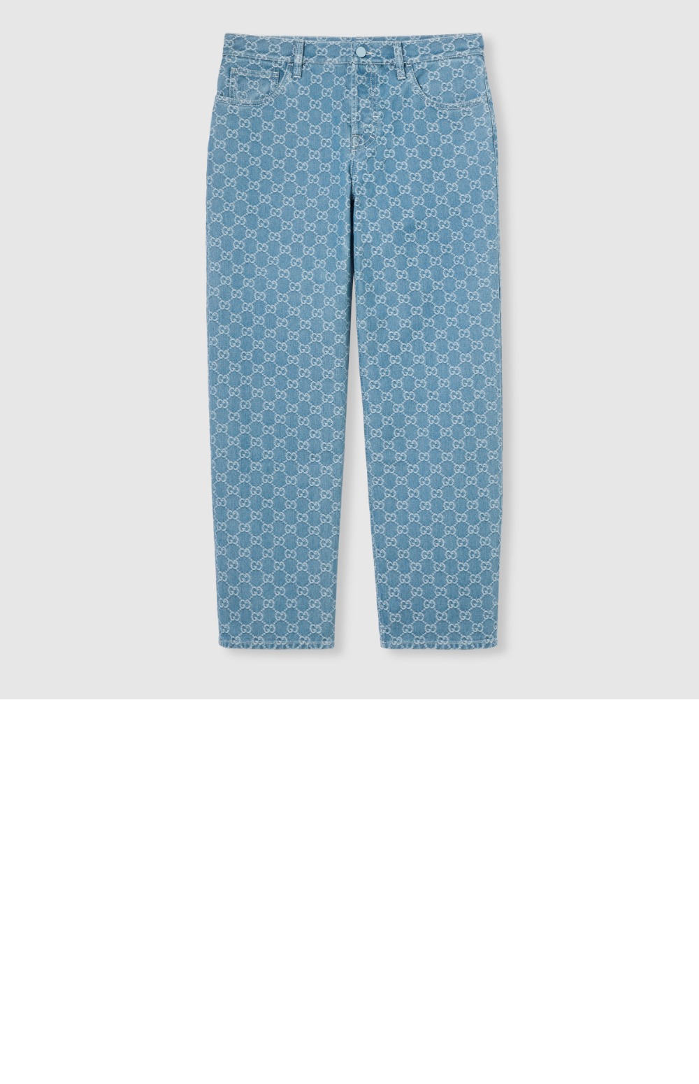 미러급레플리카사이트 | 명품레플리카 전문 쇼핑몰  | 퍼스트원 - GG 데님 자카드 팬츠 > 구찌