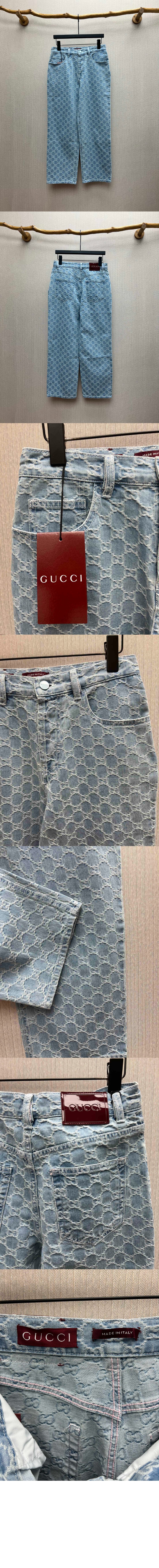 미러급레플리카사이트 | 명품레플리카 전문 쇼핑몰  | 퍼스트원 - GG 데님 자카드 팬츠 > 구찌