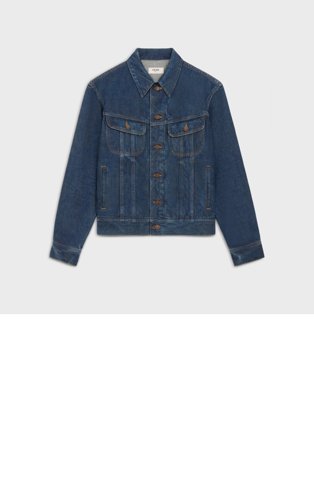 미러급레플리카사이트 | 명품레플리카 전문 쇼핑몰  | 퍼스트원 - 트러커 재킷 로열 인디고 워시 데님 > 셀린느