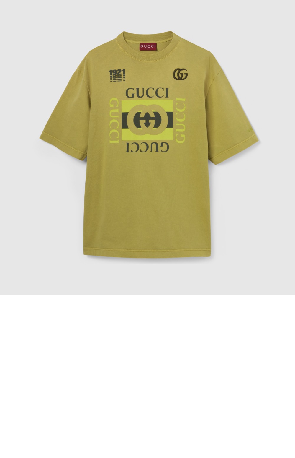 미러급레플리카사이트 | 명품레플리카 전문 쇼핑몰  | 퍼스트원 - 프린트 코튼 저지 티셔츠 > 구찌