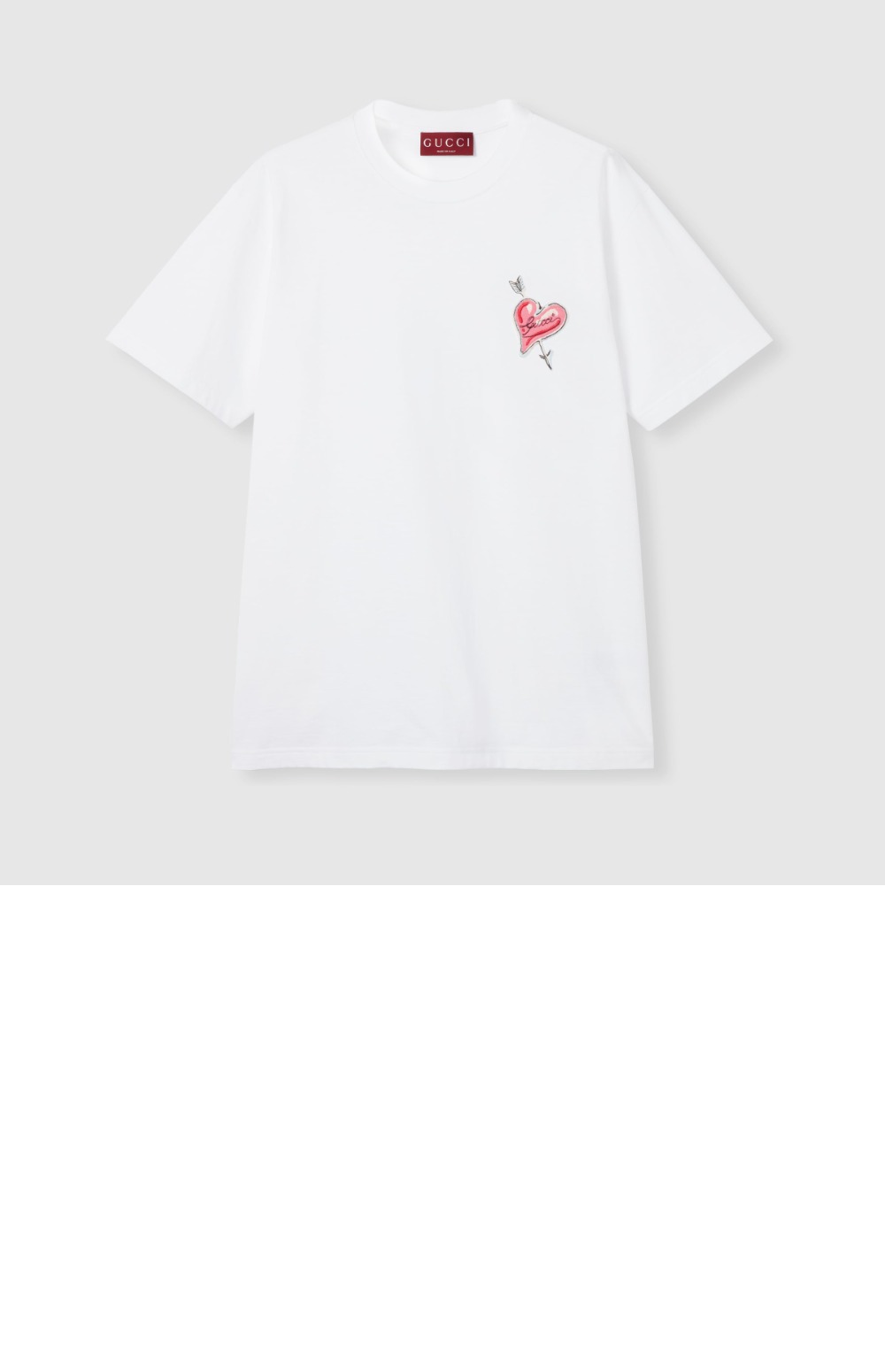 미러급레플리카사이트 | 명품레플리카 전문 쇼핑몰  | 퍼스트원 - 패치 코튼 저지 티셔츠 > 구찌