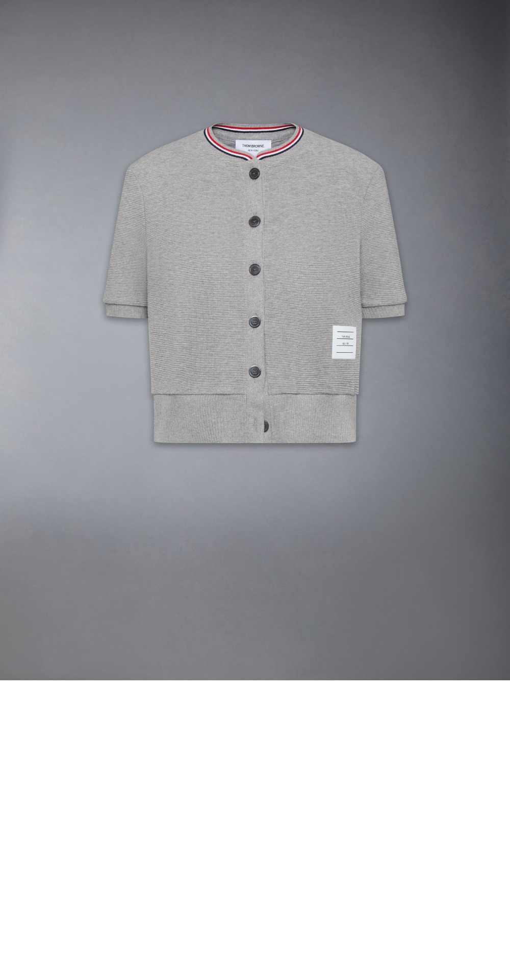 미러급레플리카사이트 | 명품레플리카 전문 쇼핑몰  | 퍼스트원 - 코튼 와플 숏 슬리브 카디건 > 톰브라운