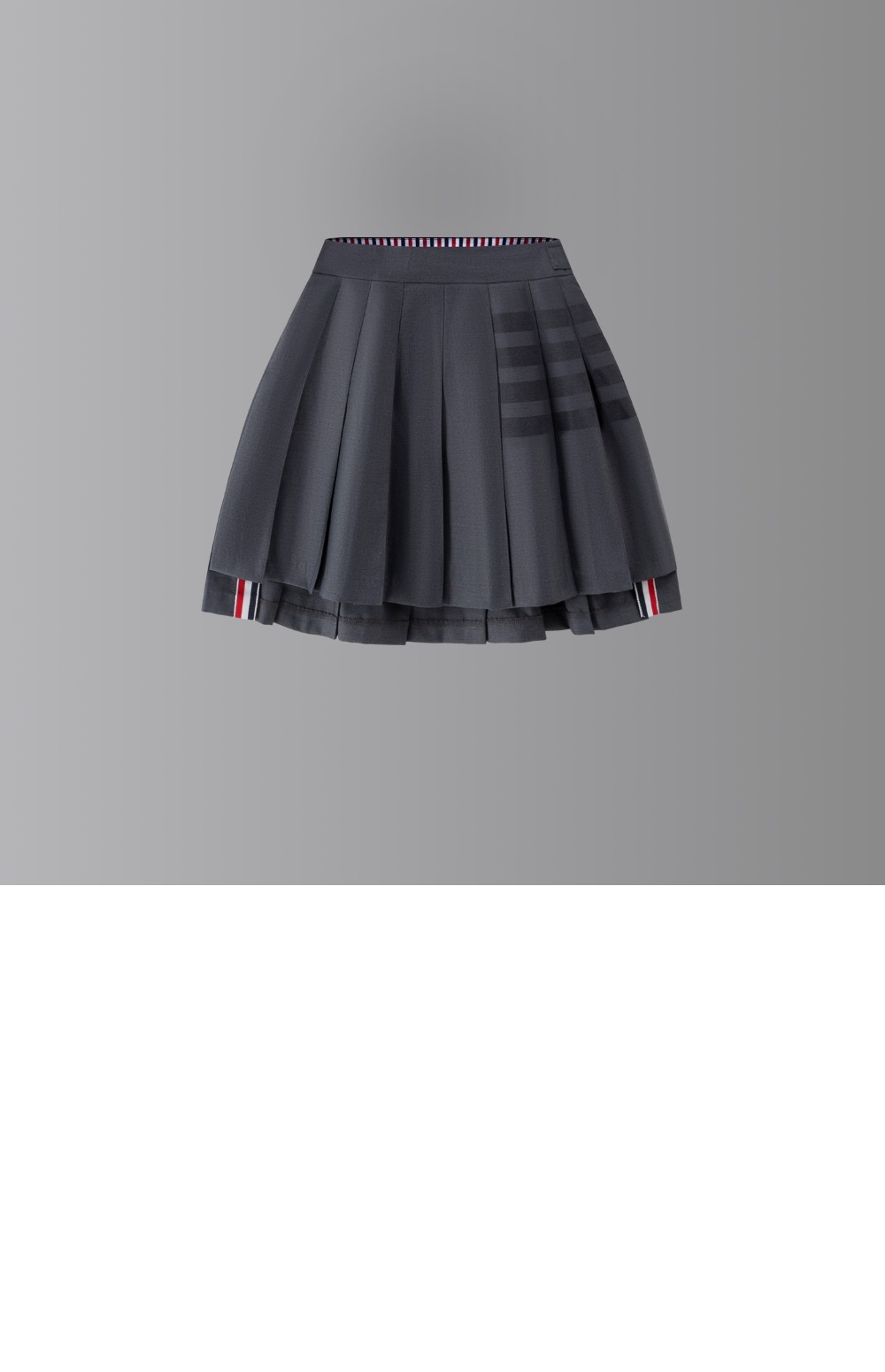 미러급레플리카사이트 | 명품레플리카 전문 쇼핑몰  | 퍼스트원 - 사선 플리츠 미니 스커트 > 톰브라운