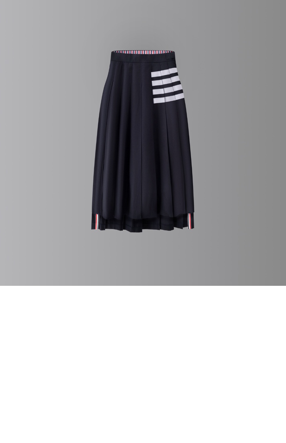 미러급레플리카사이트 | 명품레플리카 전문 쇼핑몰  | 퍼스트원 - 플레인 위브 4바 플리츠 미디 스커트 > 톰브라운