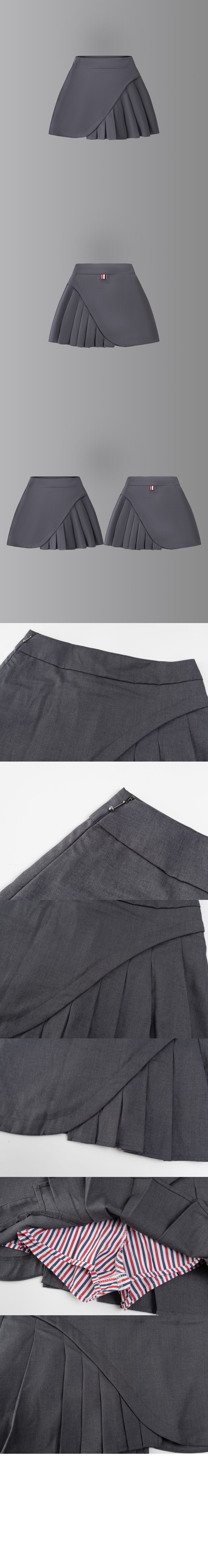 미러급레플리카사이트 | 명품레플리카 전문 쇼핑몰  | 퍼스트원 - 불규칙한 플리츠 스커트 > 톰브라운