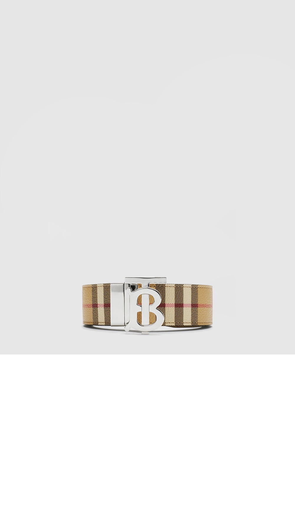 미러급레플리카사이트 | 명품레플리카 전문 쇼핑몰  | 퍼스트원 - 리버시블 체크 TB 벨트 80698531 > 버버리
