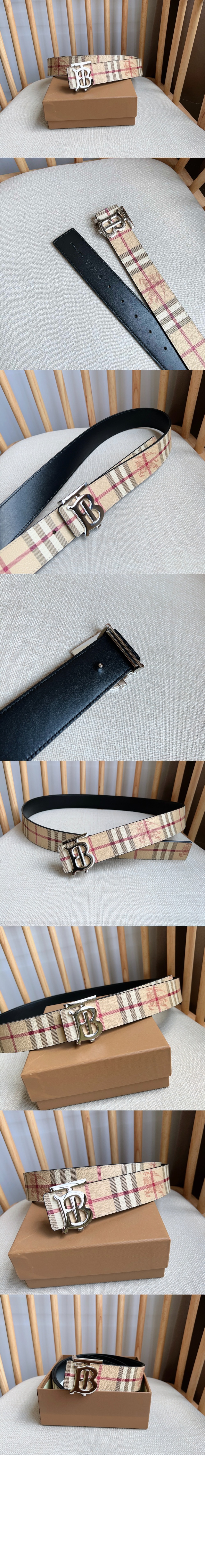 미러급레플리카사이트 | 명품레플리카 전문 쇼핑몰  | 퍼스트원 - 리버시블 체크 TB 벨트 80698531 > 버버리