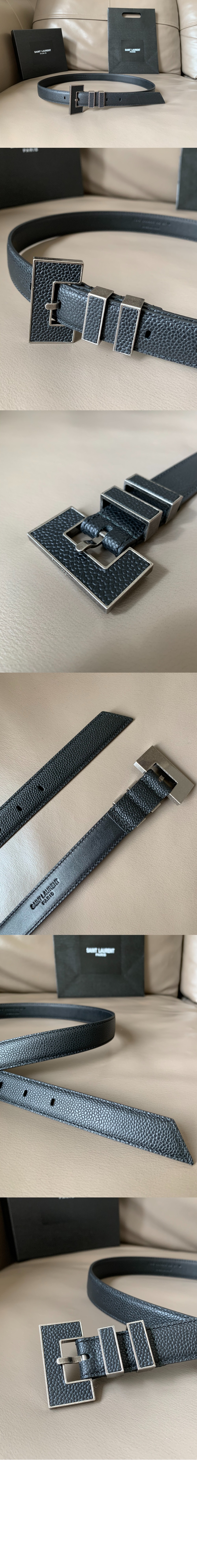 미러급레플리카사이트 | 명품레플리카 전문 쇼핑몰  | 퍼스트원 - 레더 클래식 사각 버클 벨트 586217 > 생로랑