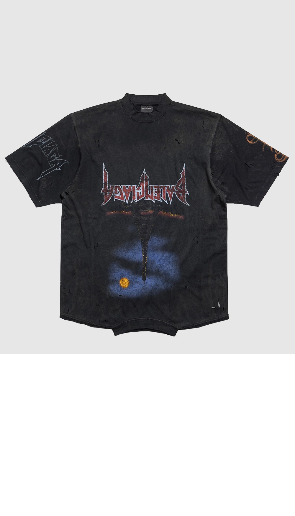 미러급레플리카사이트 | 명품레플리카 전문 쇼핑몰  | 퍼스트원 - 파리 문 업사이드 다운 오버사이즈 티셔츠 > 발렌시아가