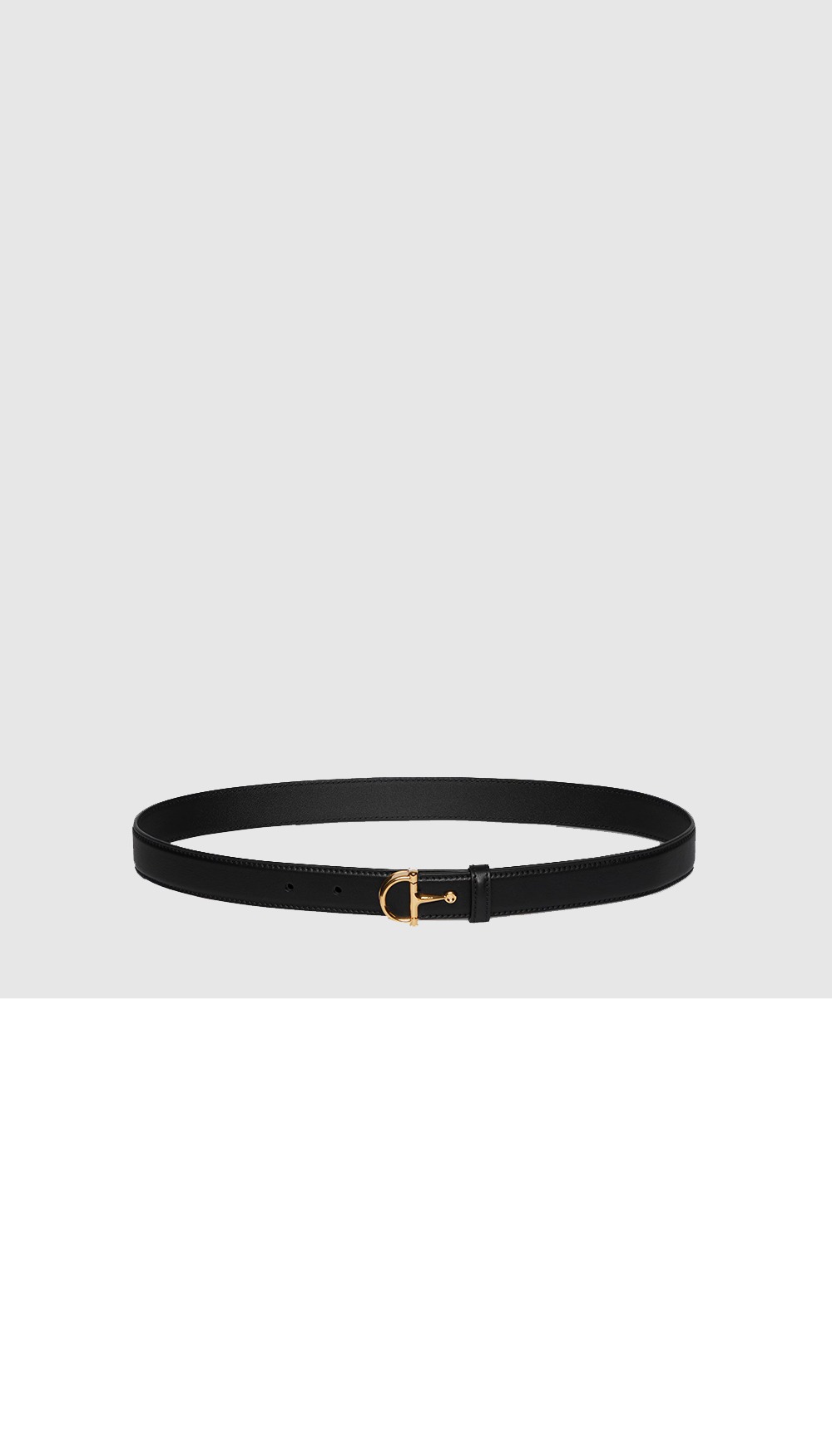 미러급레플리카사이트 | 명품레플리카 전문 쇼핑몰  | 퍼스트원 - 하프 호스빗 버클이 달린 얇은 벨트 ‎836993 > 구찌