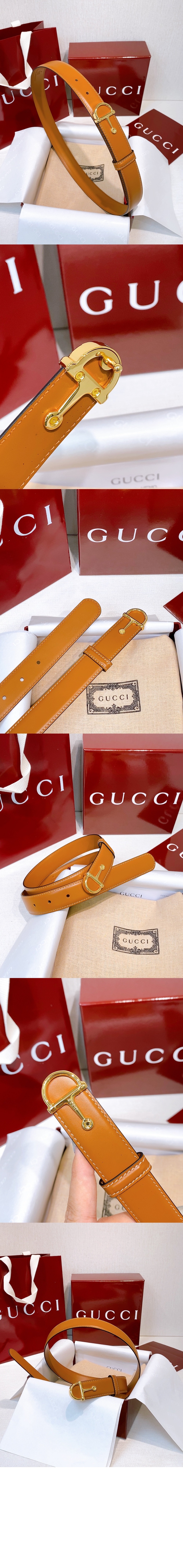 미러급레플리카사이트 | 명품레플리카 전문 쇼핑몰  | 퍼스트원 - 하프 호스빗 버클이 달린 얇은 벨트 ‎836993 > 구찌