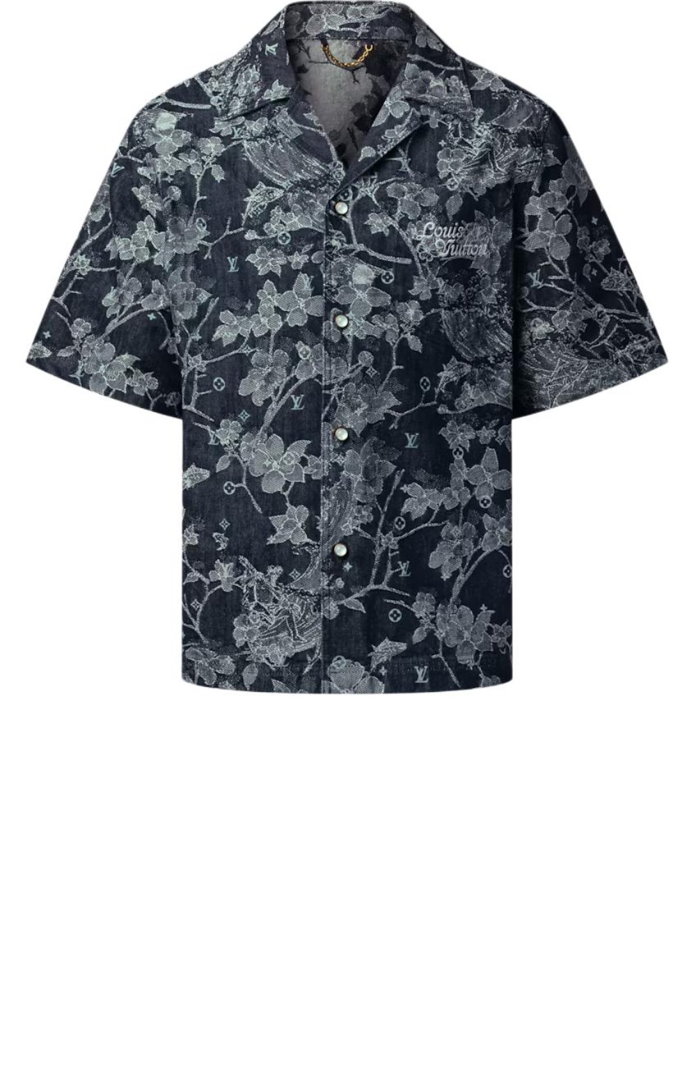 미러급레플리카사이트 | 명품레플리카 전문 쇼핑몰  | 퍼스트원 - 쇼트 슬리브드 데님 셔츠 > 루이비통