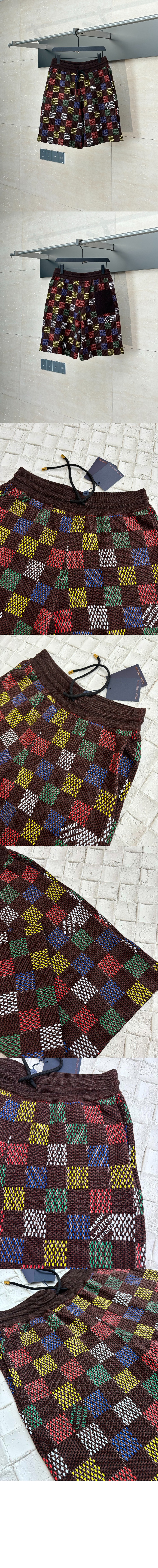 미러급레플리카사이트 | 명품레플리카 전문 쇼핑몰  | 퍼스트원 - 자카드 다미에 코튼 저지 쇼츠 > 루이비통