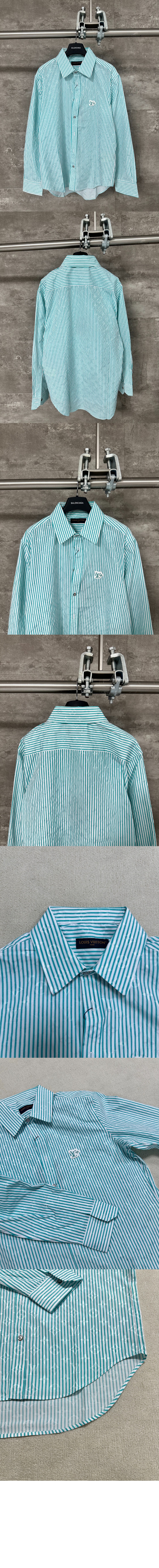 미러급레플리카사이트 | 명품레플리카 전문 쇼핑몰  | 퍼스트원 - 모노그램 스트라이프드 셔츠 > 루이비통