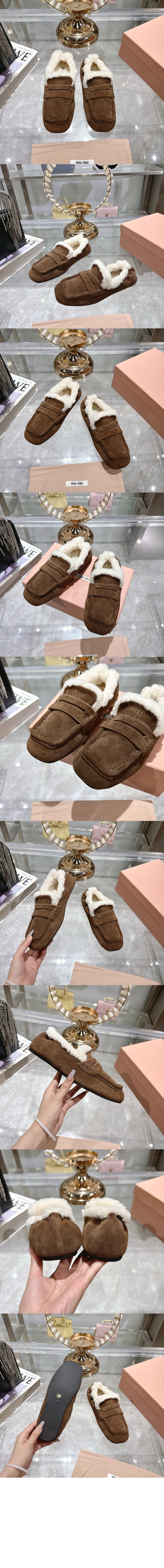 미러급레플리카사이트 | 명품레플리카 전문 쇼핑몰  | 퍼스트원 - 루슈 스웨이드 로퍼 5D341E > 미우미우