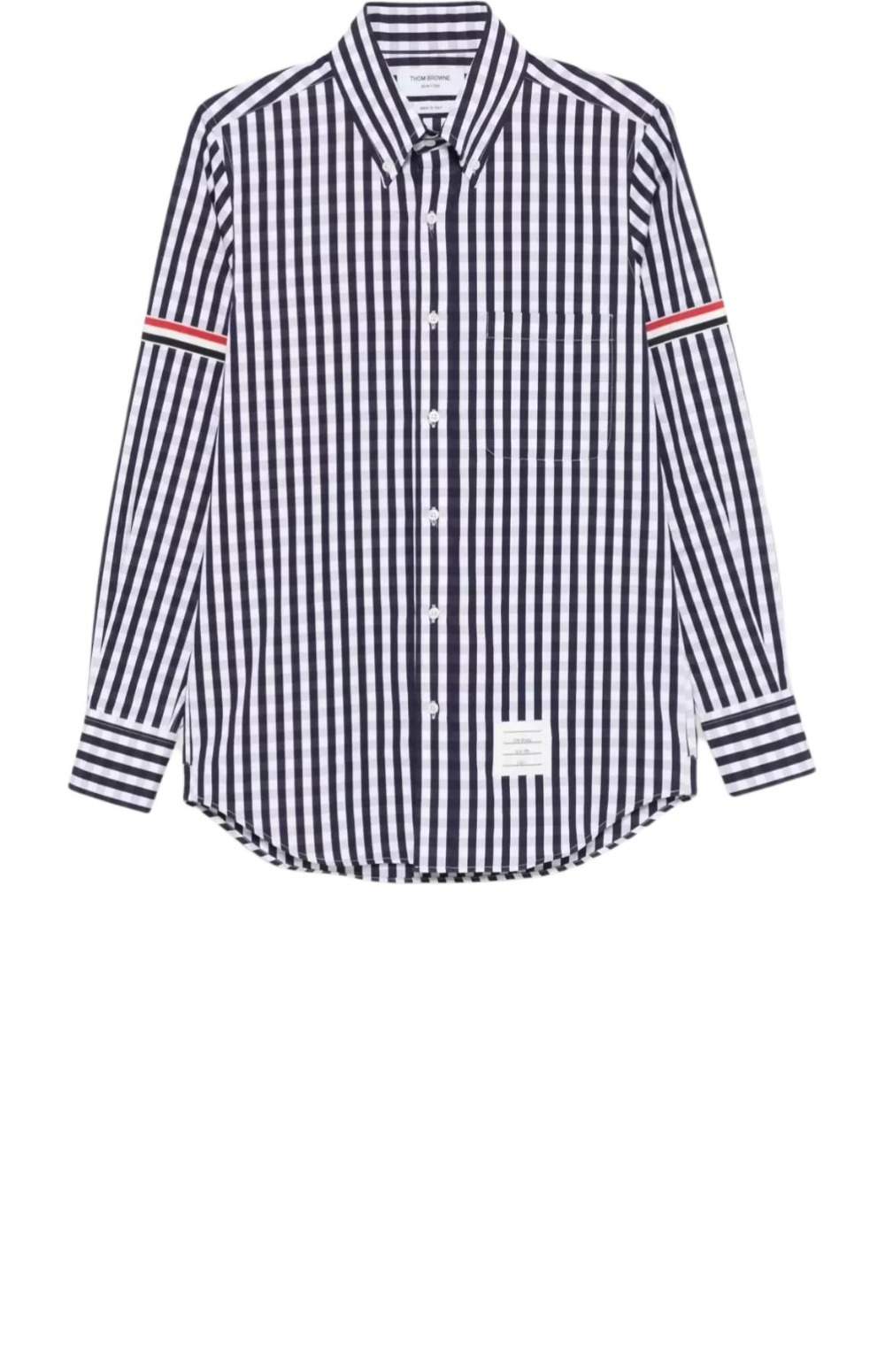 미러급레플리카사이트 | 명품레플리카 전문 쇼핑몰  | 퍼스트원 - 깅엄 체크 포플린 암밴드 셔츠 > 톰브라운