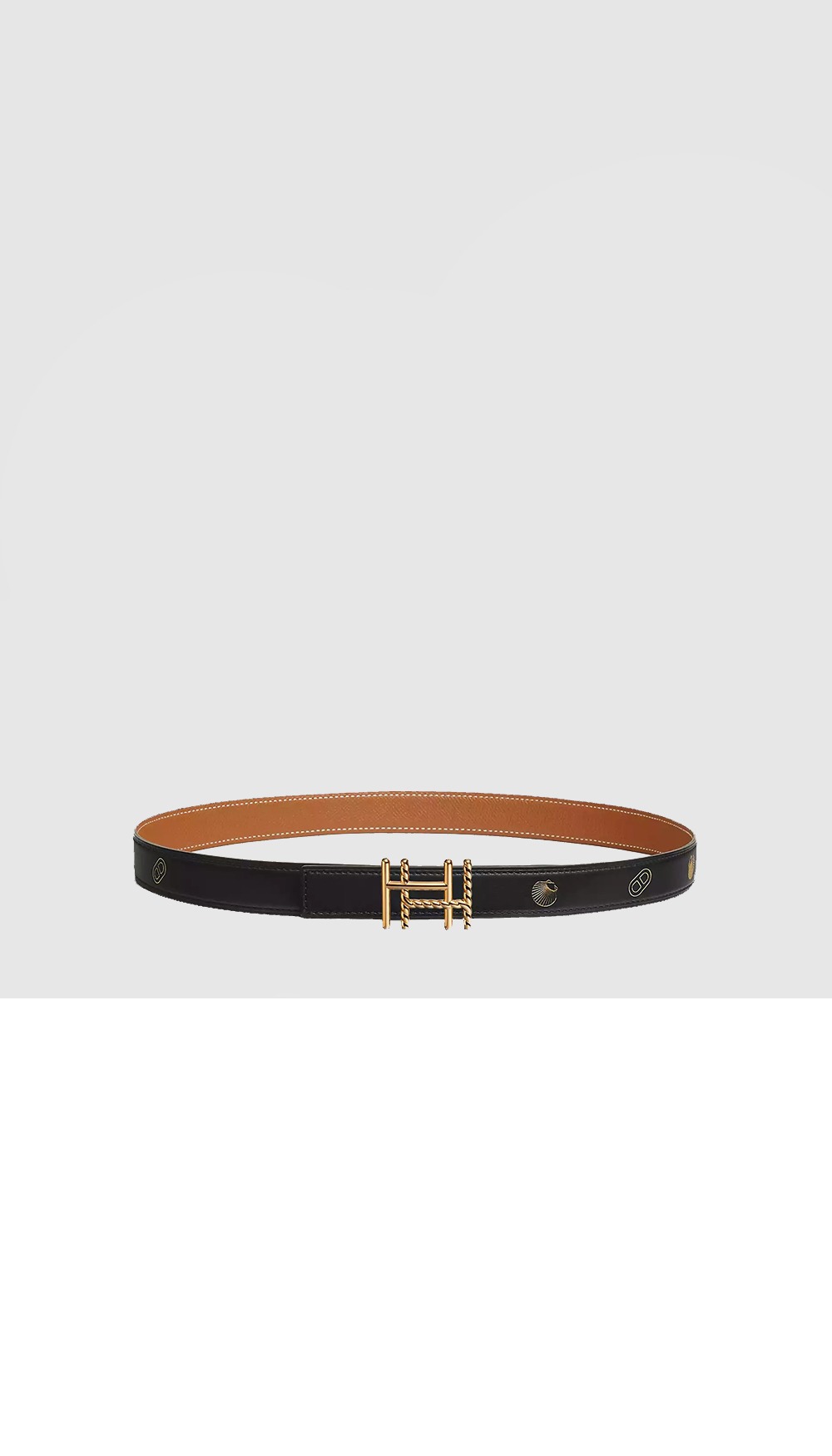 미러급레플리카사이트 | 명품레플리카 전문 쇼핑몰  | 퍼스트원 - H au Carre Twist 벨트 버클 Hermes sur Mer 리버서블 가죽 스트랩 > 에르메스