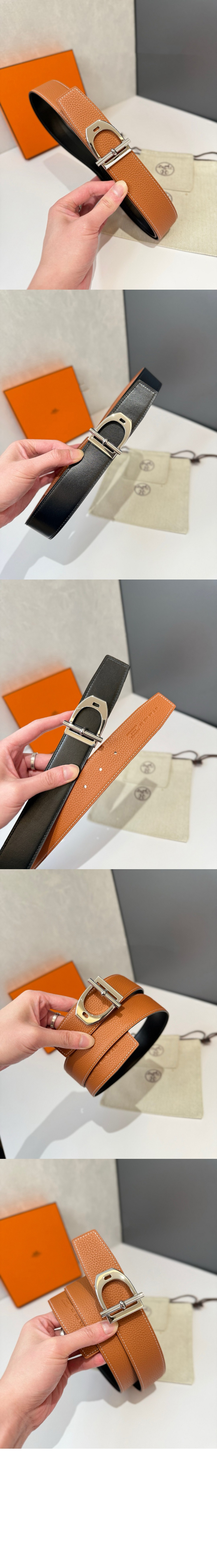 미러급레플리카사이트 | 명품레플리카 전문 쇼핑몰  | 퍼스트원 - Neo Etrier 벨트 버클 리버서블 가죽 스트랩 > 에르메스