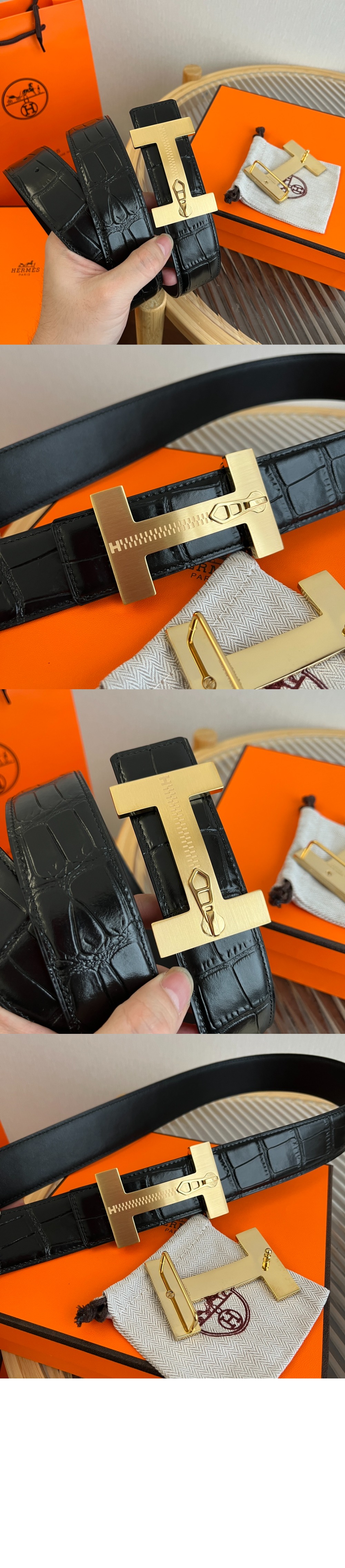 미러급레플리카사이트 | 명품레플리카 전문 쇼핑몰  | 퍼스트원 - S Quizz Fer me Tout 벨트 버클 가죽 스트랩 > 에르메스