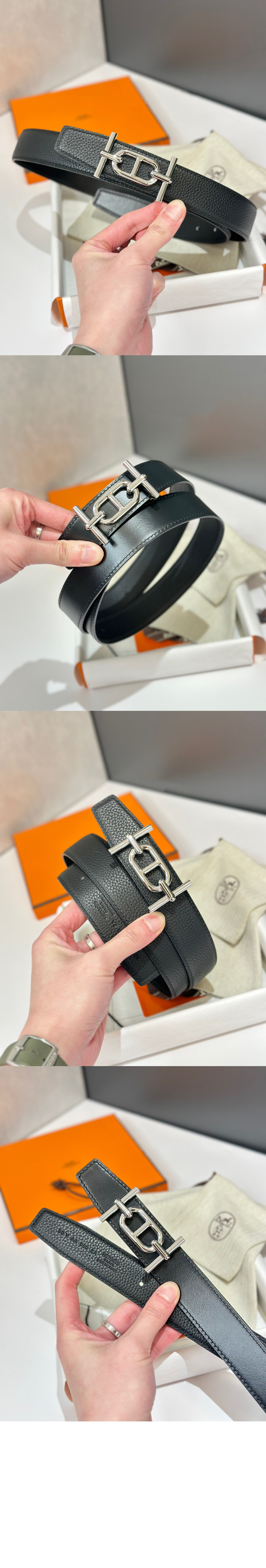 미러급레플리카사이트 | 명품레플리카 전문 쇼핑몰  | 퍼스트원 - Ancre 벨트 버클 리버서블 가죽 스트랩 > 에르메스