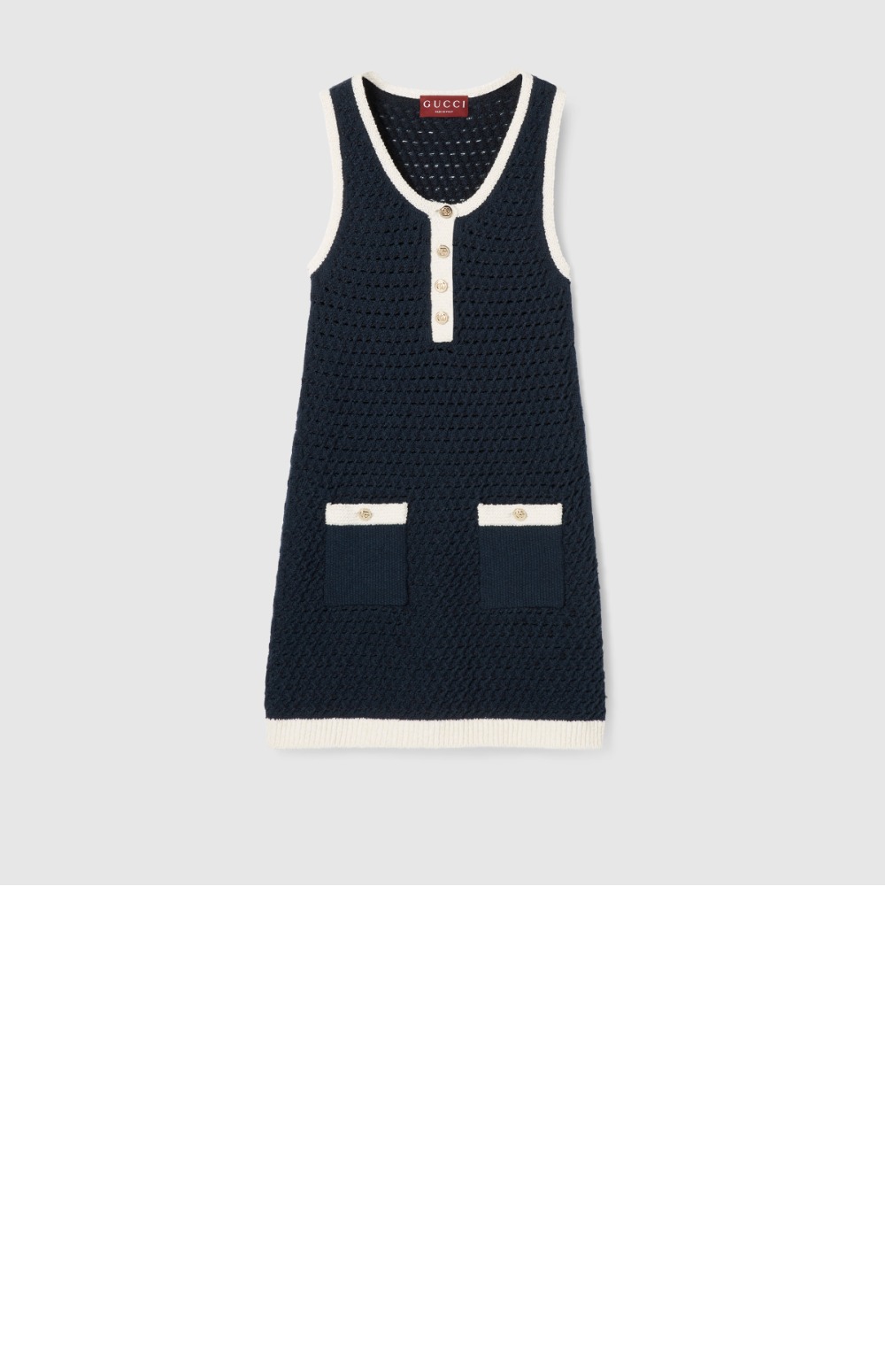 미러급레플리카사이트 | 명품레플리카 전문 쇼핑몰  | 퍼스트원 - 파인 코튼 크로셰 드레스 > 구찌