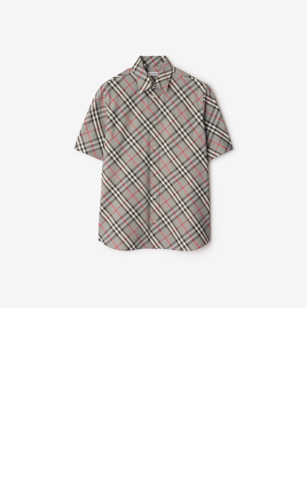 미러급레플리카사이트 | 명품레플리카 전문 쇼핑몰  | 퍼스트원 - 레귤러핏 체크 코튼 셔츠 > 버버리