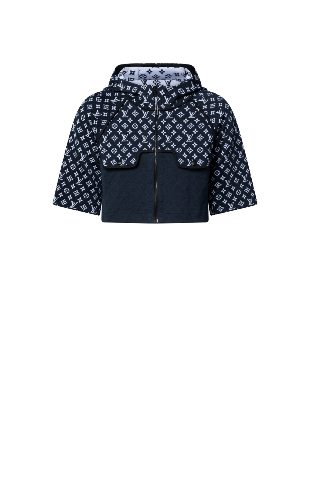 미러급레플리카사이트 | 명품레플리카 전문 쇼핑몰  | 퍼스트원 - 크롭 후드 집업 점퍼 > 루이비통