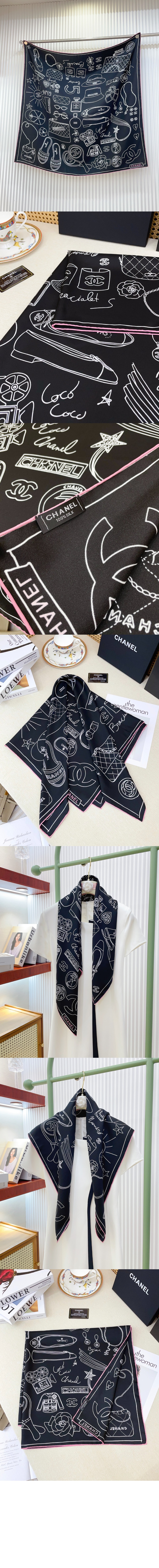 미러급레플리카사이트 | 명품레플리카 전문 쇼핑몰  | 퍼스트원 - 스퀘어 스카프 AA9820 > 샤넬