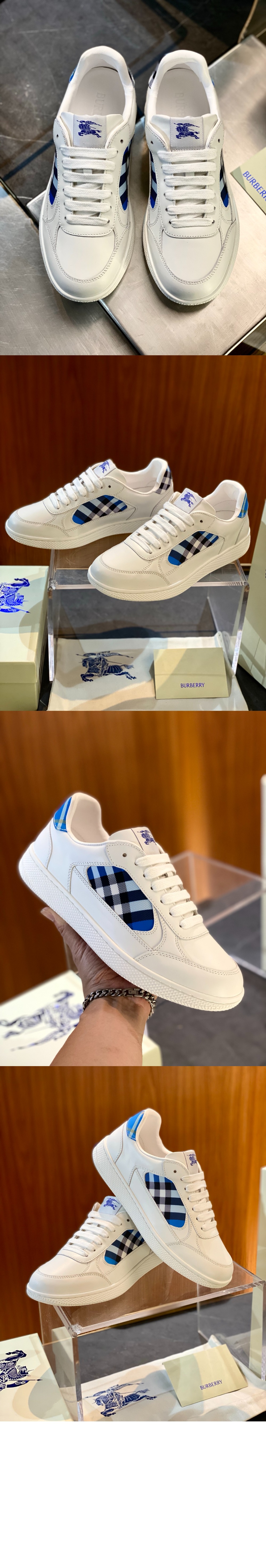 미러급레플리카사이트 | 명품레플리카 전문 쇼핑몰  | 퍼스트원 - 레더 체크 테라스 스니커즈 811033 > 버버리