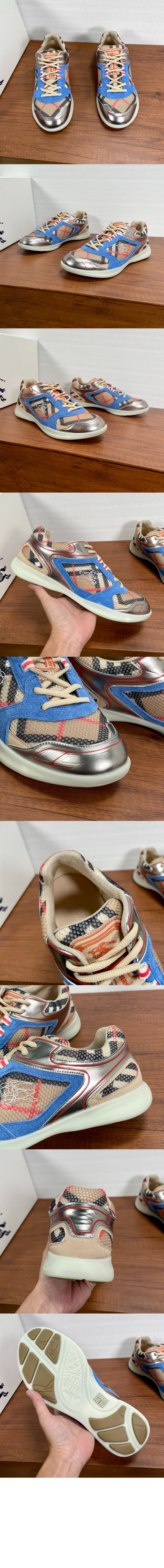 미러급레플리카사이트 | 명품레플리카 전문 쇼핑몰  | 퍼스트원 - 체크 매트릭스 스포츠 스니커즈 811185 > 버버리