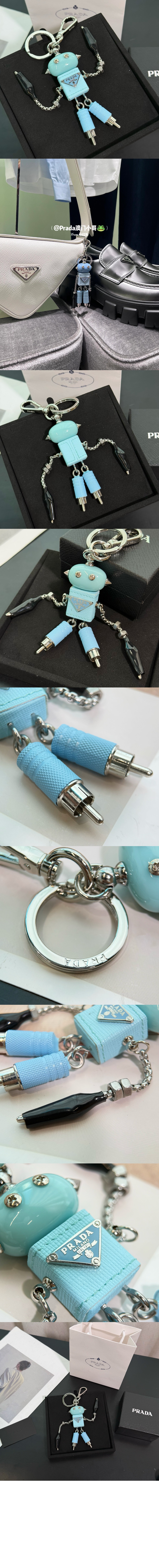 미러급레플리카사이트 | 명품레플리카 전문 쇼핑몰  | 퍼스트원 - Robot 사피아노 가죽 백 참 1TR101 > 프라다