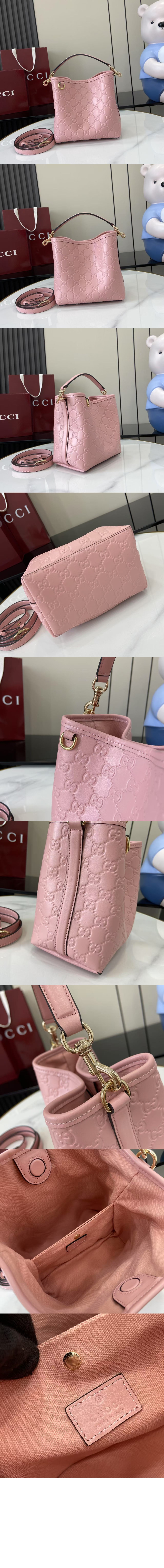 미러급레플리카사이트 | 명품레플리카 전문 쇼핑몰  | 퍼스트원 - GG 엠블럼 스몰 버킷백 ‎815118 > 구찌