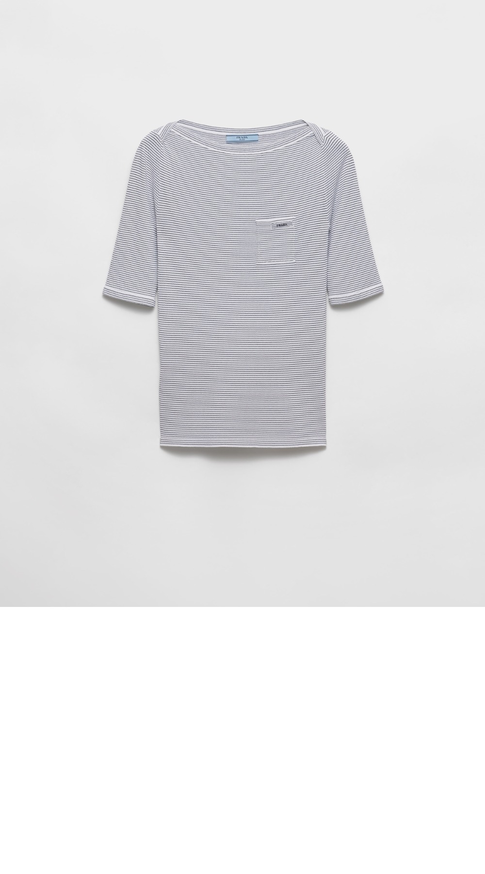 미러급레플리카사이트 | 명품레플리카 전문 쇼핑몰  | 퍼스트원 - 비스코스 보트넥 스웨터 > 프라다