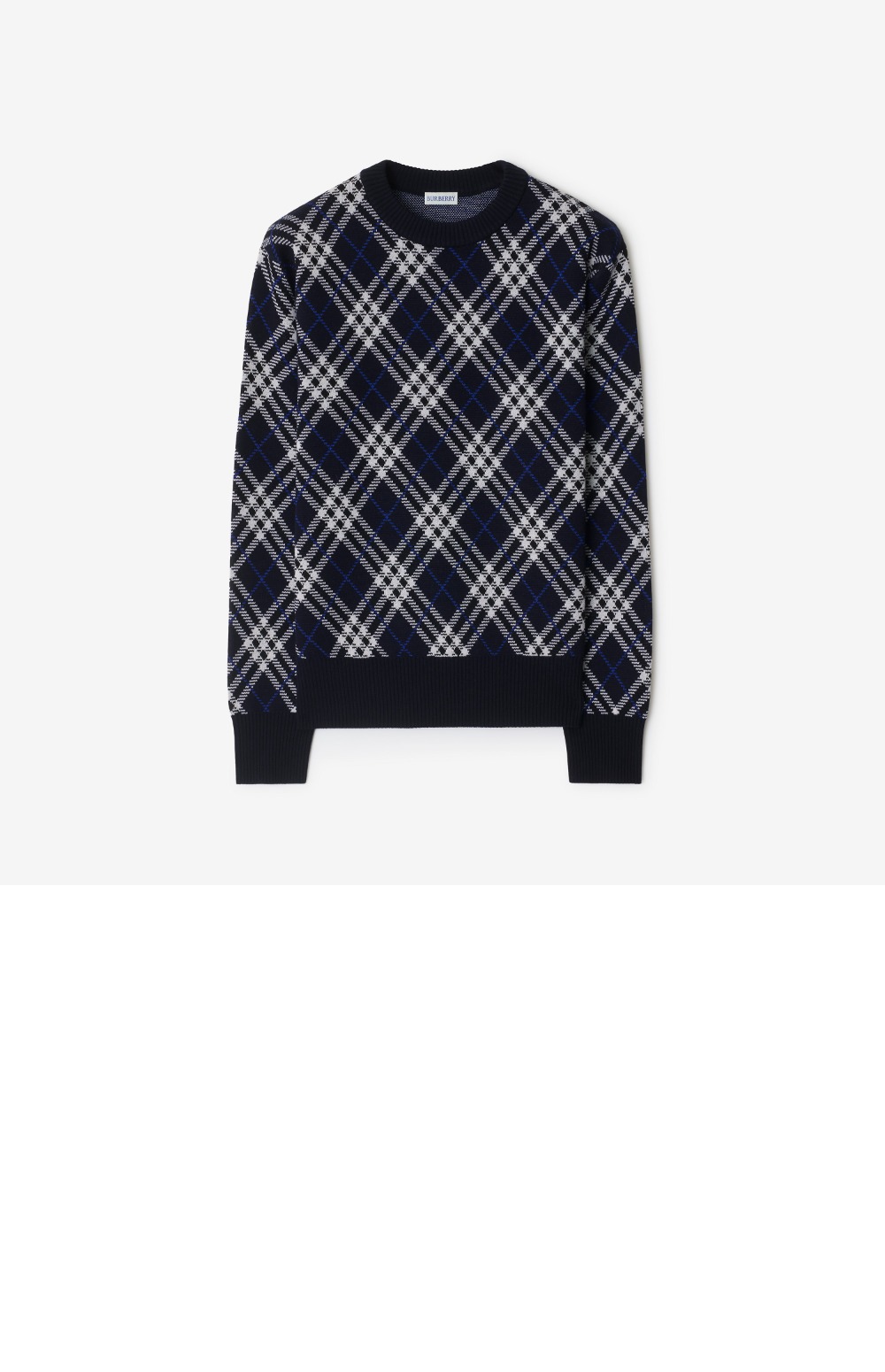 미러급레플리카사이트 | 명품레플리카 전문 쇼핑몰  | 퍼스트원 - 체크 울 블렌드 스웨터 > 버버리