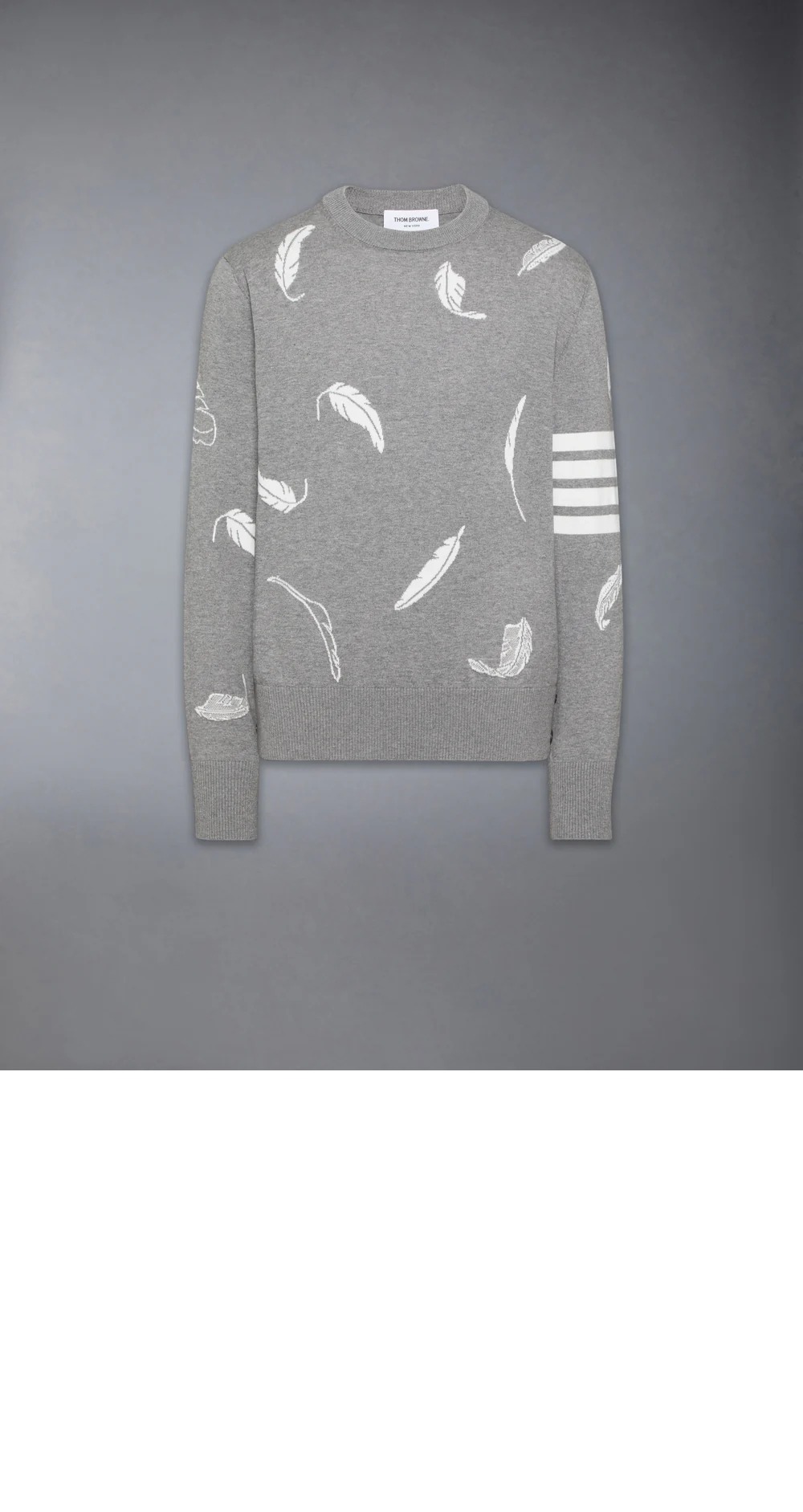 미러급레플리카사이트 | 명품레플리카 전문 쇼핑몰  | 퍼스트원 - 페더 인타르시아 릴렉스 핏 크루넥 풀오버 > 톰브라운